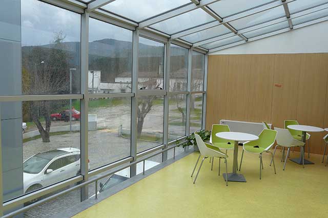 De koffie/lunchruimte