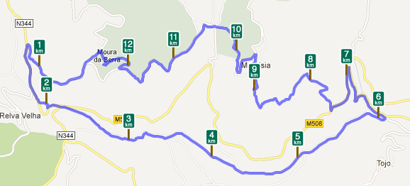 wandeling Moura da Serra